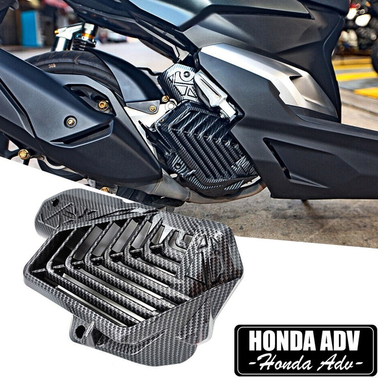 درب رادیات کربن HONDA ADV160 / PCX160 / ساخت تایلند اصل کد 201061