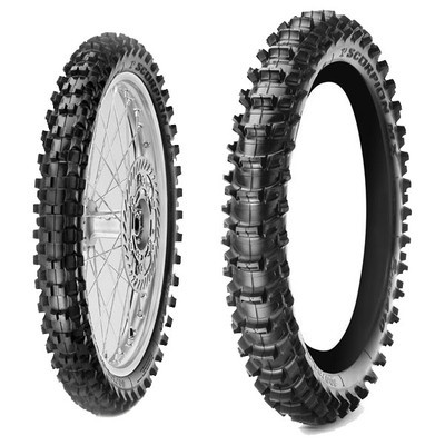 لاستیک پیرلی 80/100/21 / ساخت آسیا کشور اندونزی اصل PIRELLI SCORPION™ MX32 MID SOFT کد ۲۰۱۲۷۱