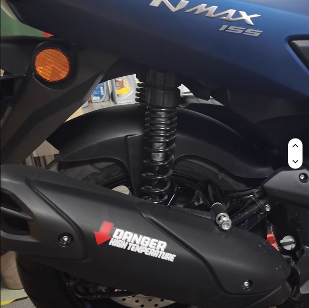 گلگیر / شلگیر عقب Yamaha Nmax 155 / ساخت تایلند اصل کد 000116