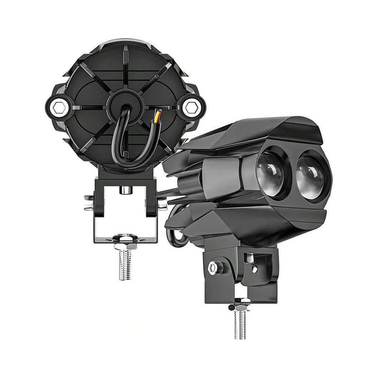 پرژکتور دو لنز MOTORCYCLE / کیت کامل سیم کشی و کلید بی سیم وایرلس