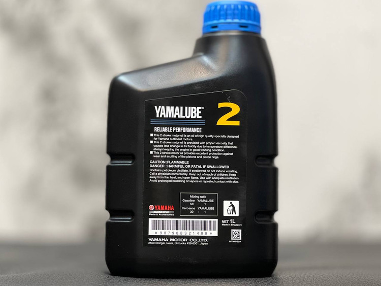 روغن موتور دو زمانه یامالوب یاماها 1 لیتر YAMALUBE YAMAHA / ساخت ژاپن اصل