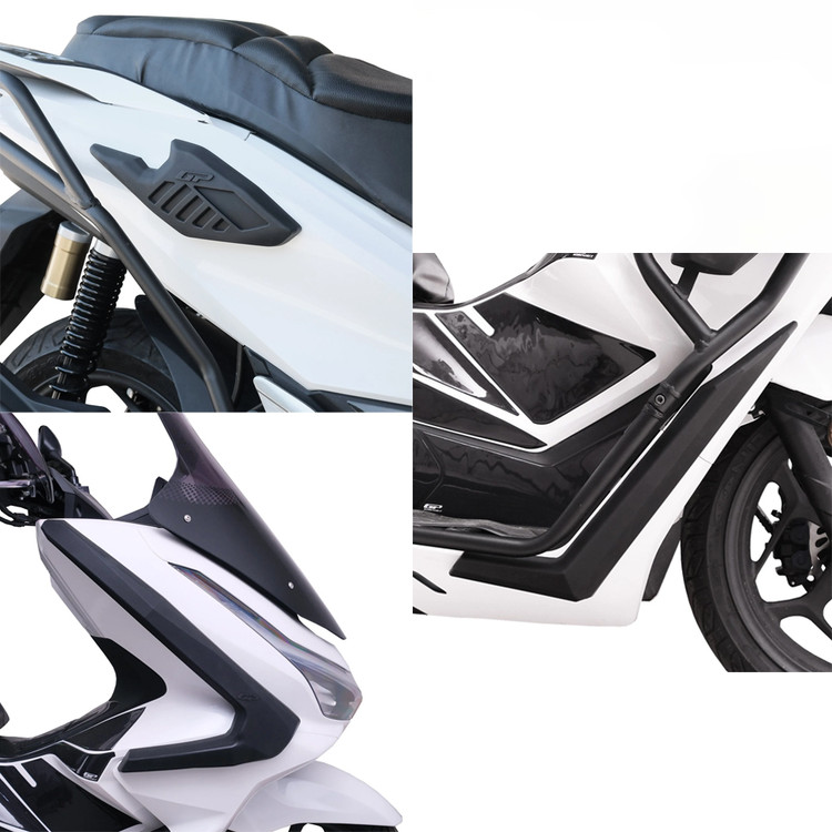 ست پروتکشنHONDA PCX160 GP 2025-1404 / پروتکشن بغل گیتاری / بغل چراغ / بغل جاپایی ساخت ترکیه اصل