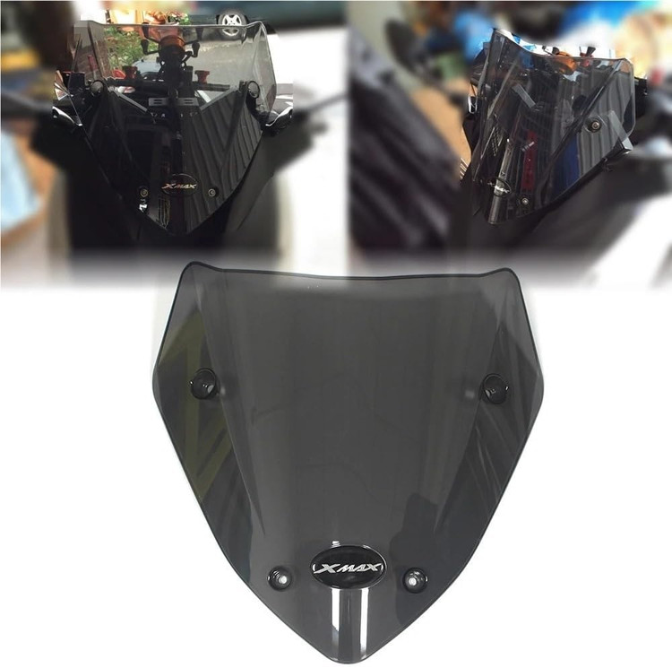 طلق / شیلد اسپرت دودی YAMAHA Xmax 35cm مخصوص اتاق قدیم تایلندی کد ۰۰۰۰۵۵