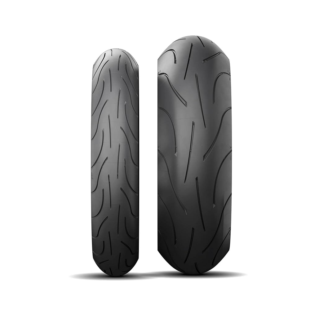 ست لاستیک میشلن ۱۶۰/۶۰/۱۷ / ۱۲۰/۷۰/۱۷ MICHELIN PILOT POWER 2CT ساخت اسپانیا اصل کد 201394