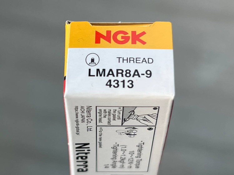 شمع موتور سیکلت پایه بلند NGK G-POWR 4313 / ساخت ژاپن اصل کد 201445