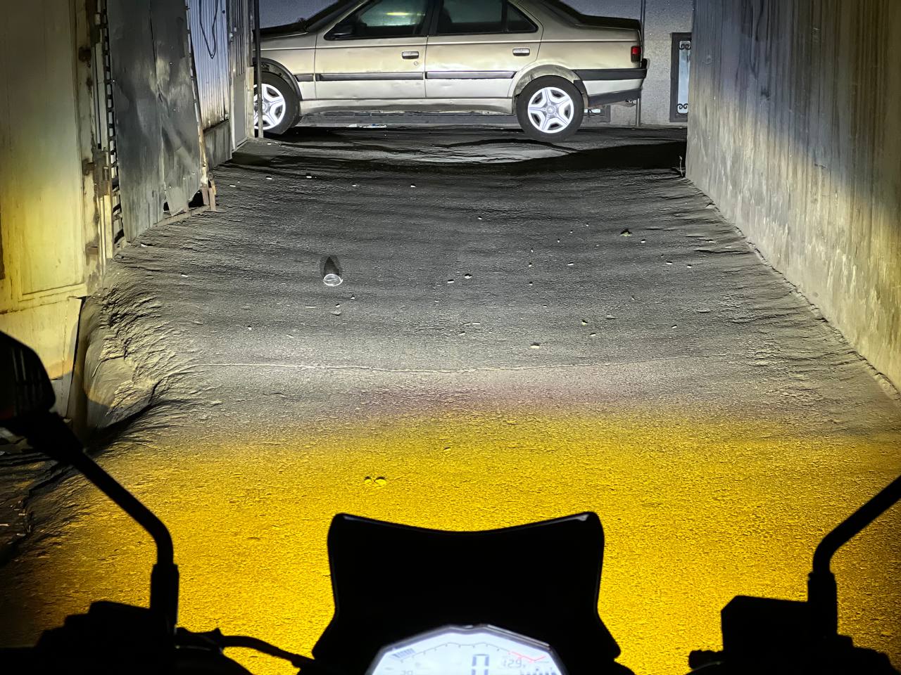 پرژکتور دو لنز MOTORCYCLE / کیت کامل سیم کشی و کلید بی سیم وایرلس