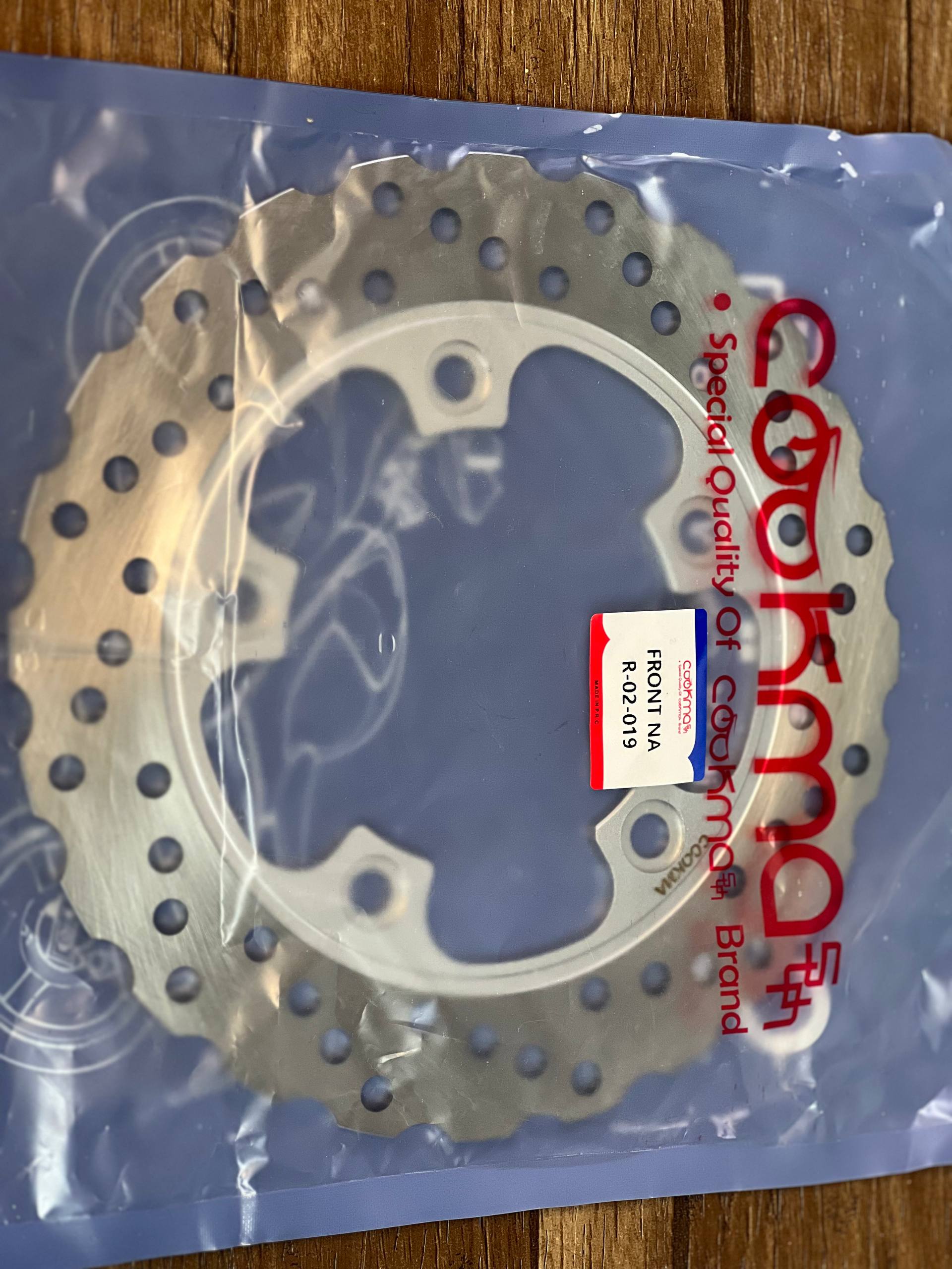دیسک ترمز عقب NA180 / NH180 / NH250 / NA250 / کوکما CooKma / شرکتی درجه1 / کد کالا ۲۰۱۴۵۸