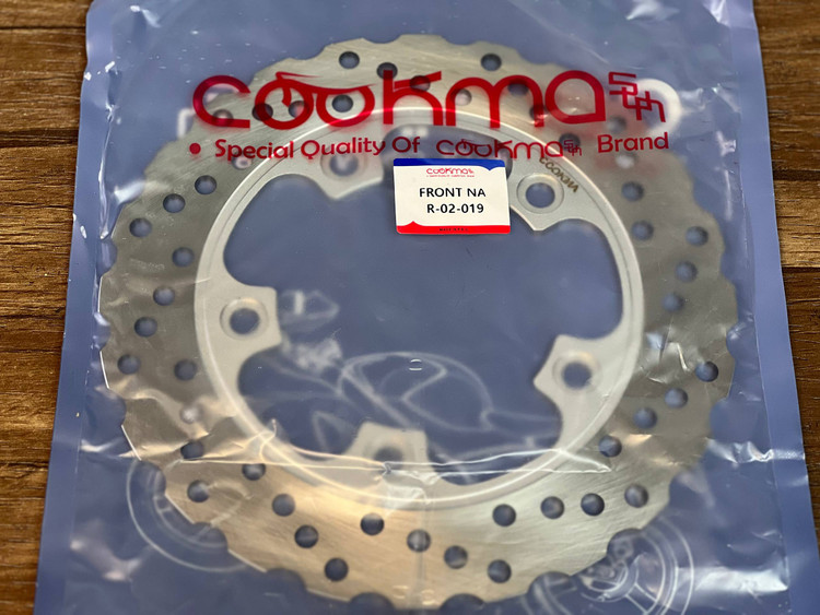 دیسک ترمز عقب NA180 / NH180 / NH250 / NA250 / کوکما CooKma / شرکتی درجه1 / کد کالا ۲۰۱۴۵۸