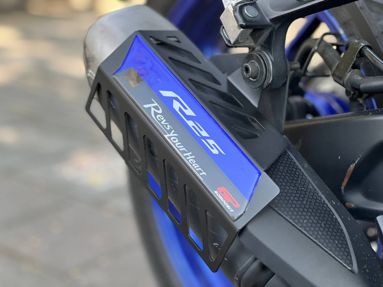 محافظ اگزوز YAMAHA R25 Blue کد 201515