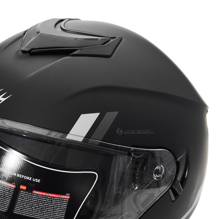کلاه کاسکت بدون فک فلش مدل 852 MATT BLACK-GRAY 35#