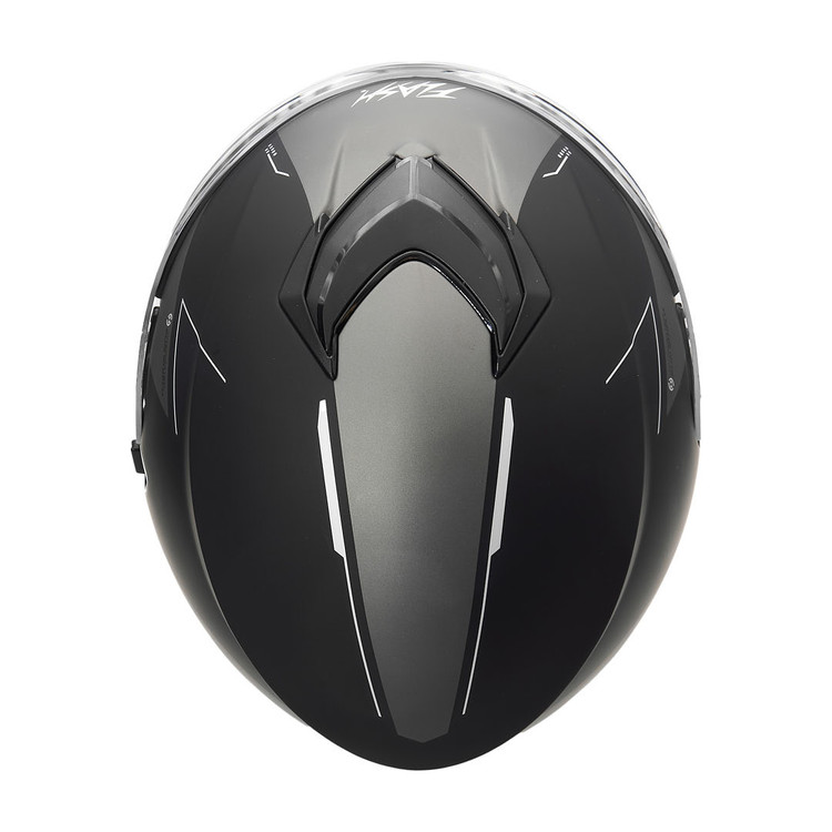 کلاه کاسکت بدون فک فلش مدل 852 MATT BLACK-GRAY 46#