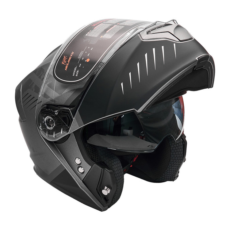 کلاه کاسکت فک متحرک فلش مدل 935SV MATTE-BLACK-GRAY