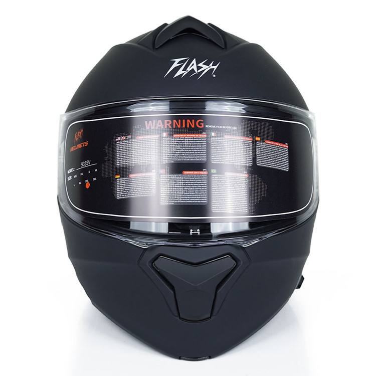 کلاه کاسکت فک متحرک فلش مدل 935SV MATTE-BLACK