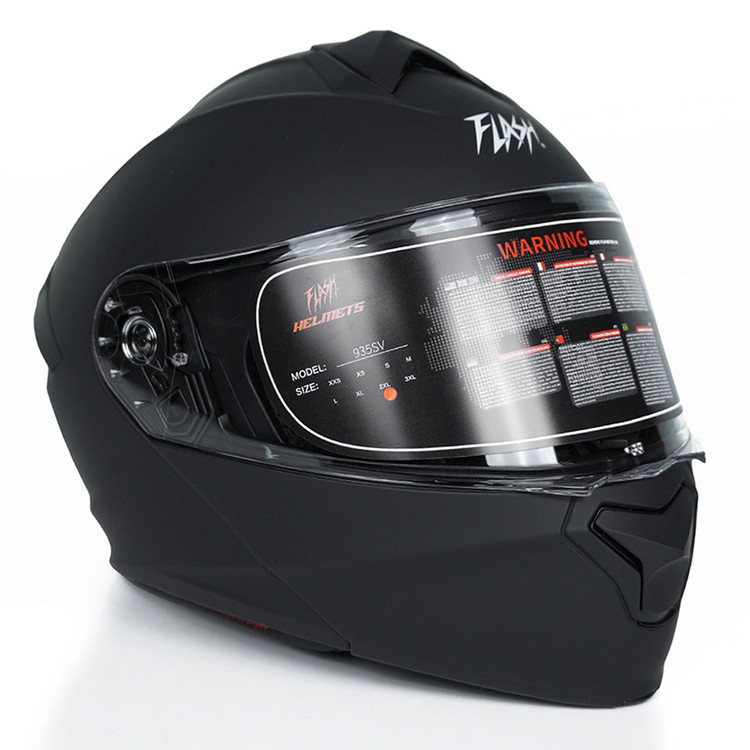 کلاه کاسکت فک متحرک فلش مدل 935SV MATTE-BLACK