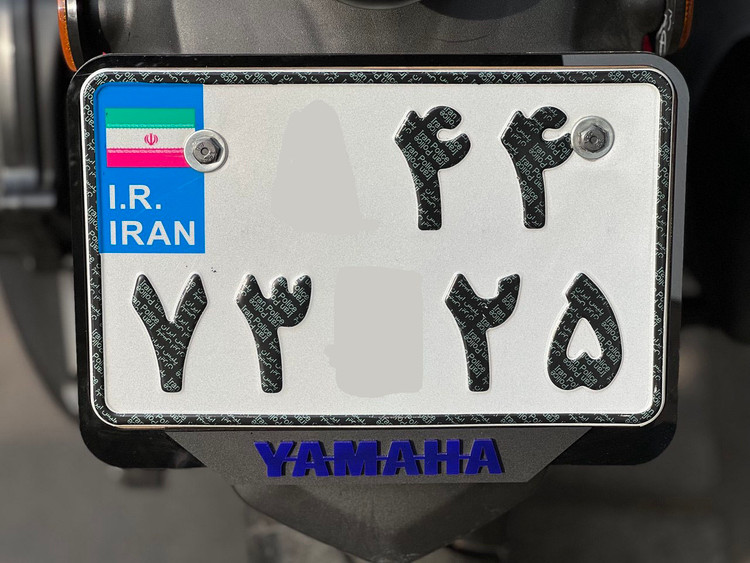 قاب پلاک اسپرت موتورسیکلت ابی / مناسب تمام موتورهای برند YAMAHA کد 200535
