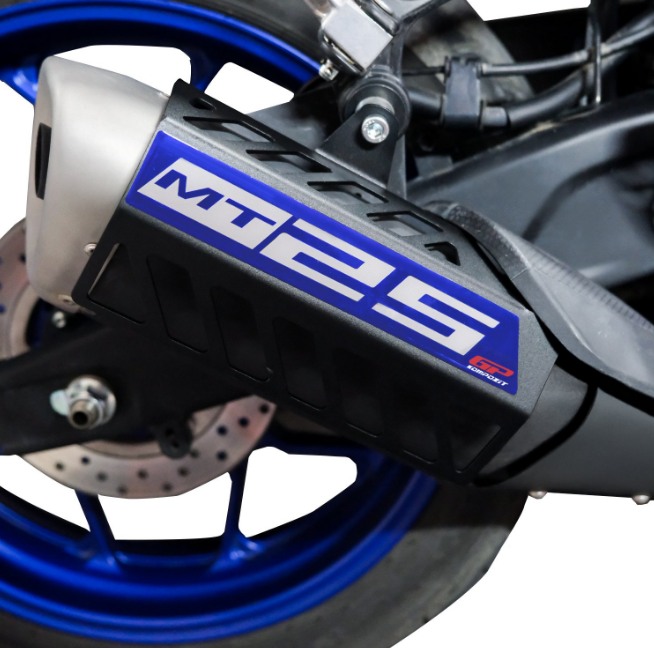 محافظ اگزوز YAMAHA MT25 GP Blue / کد کالا ۲۰۰۴۸۸