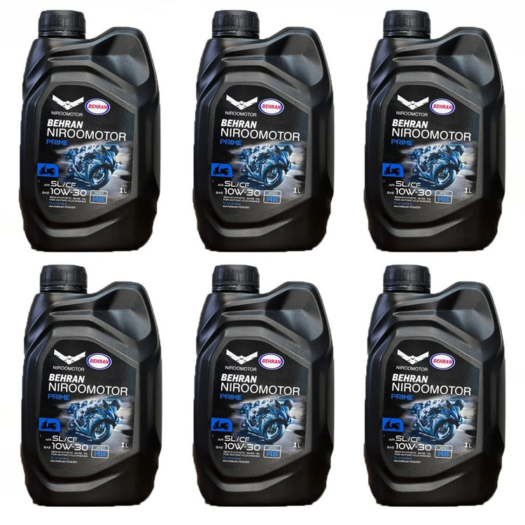 روغن موتور بهران مخصوص موتورهای طرح اسکوتر NIRO MOTOR OIL / 10W30 MB/ اصل کد 200528