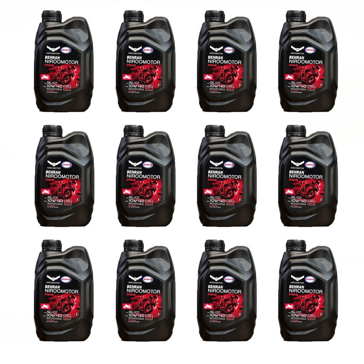روغن موتور بهران مخصوص موتورهای دنده ای NIRO MOTOR OIL / 10W40 MA2 اصل کد 200526