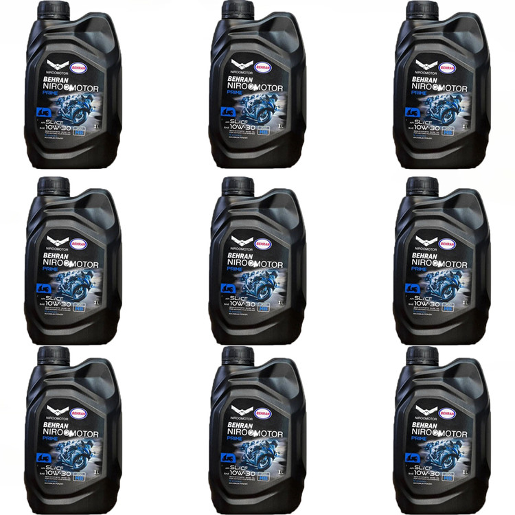 روغن موتور بهران مخصوص موتورهای طرح اسکوتر NIRO MOTOR OIL / 10W30 MB/ اصل کد 200528