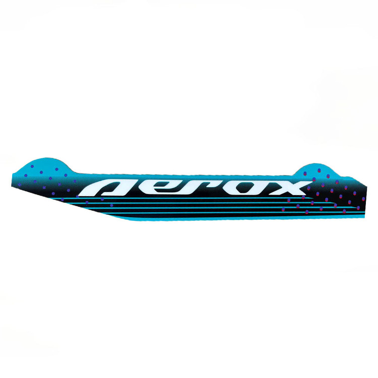 برچسب / استیکر روی گیتاری عقب آبی کایان سمت راست YAMAHA Aerox/ ساخت اندونزی اصل کد 200010