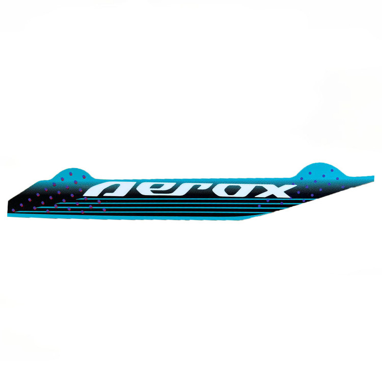 برچسب / استیکر روی گیتاری عقب آبی کایان سمت چپ YAMAHA Aerox / ساخت اندونزی اصل کد 200008