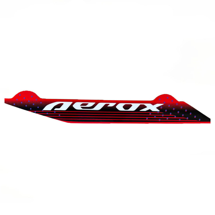برچسب / استیکر روی گیتاری عقب قرمز سمت راست YAMAHA Aerox/ ساخت اندونزی اصل کد 200021