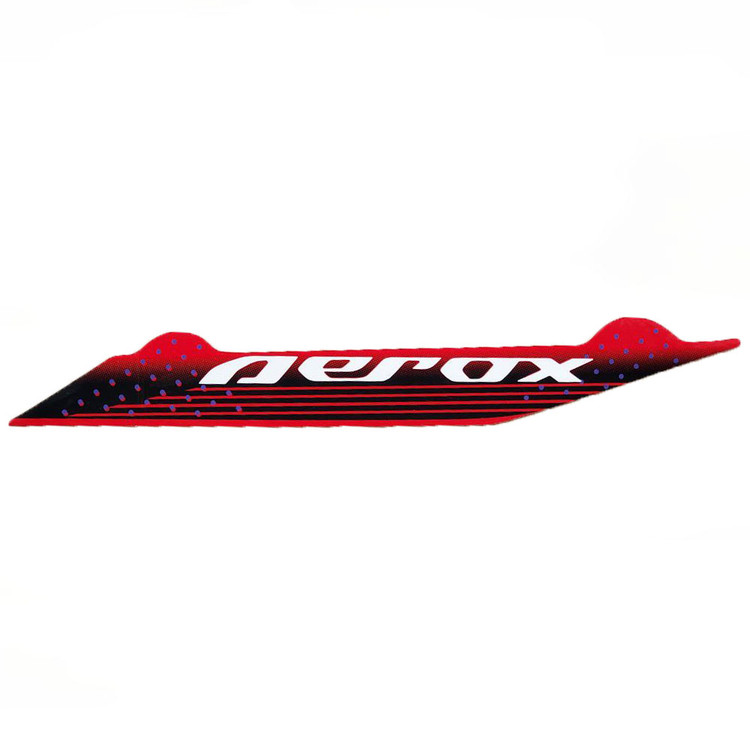 برچسب / استیکر روی گیتاری عقب قرمز سمت چپ YAMAHA Aerox / ساخت اندونزی اصل کد200019