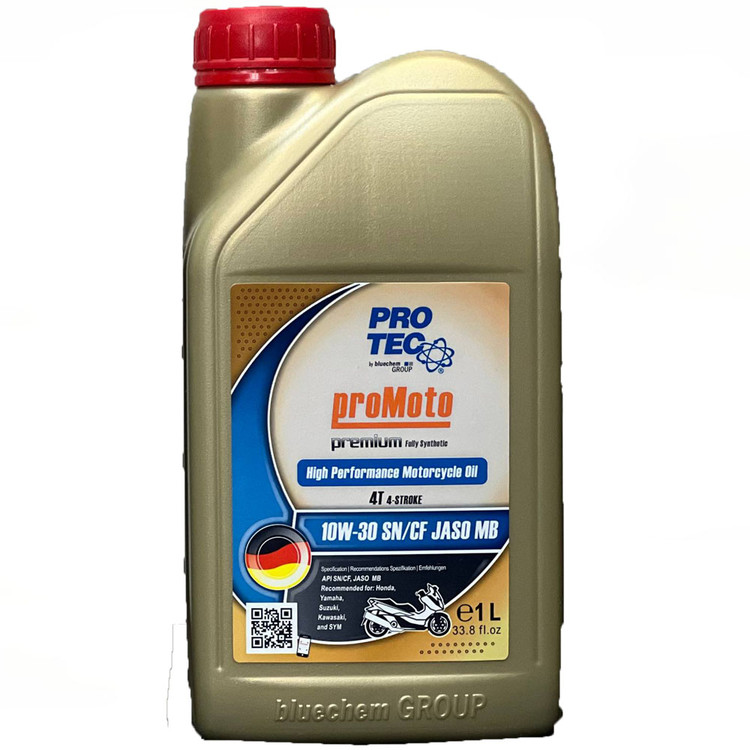 روغن موتور پروتک مخصوص موتور های اسکوتر PROTEC OIL / 10W30 SN کد 201495