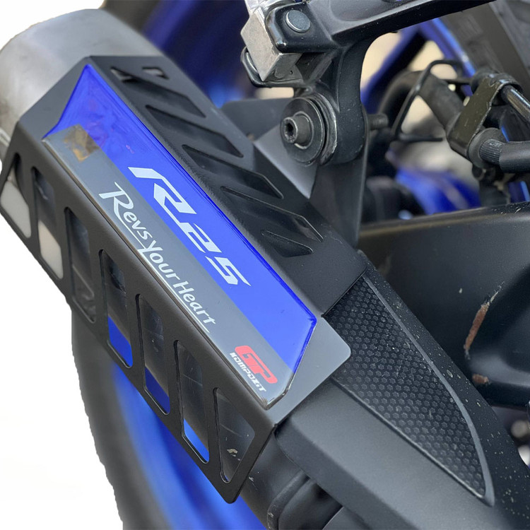 محافظ اگزوز YAMAHA R25 Blue کد 201515