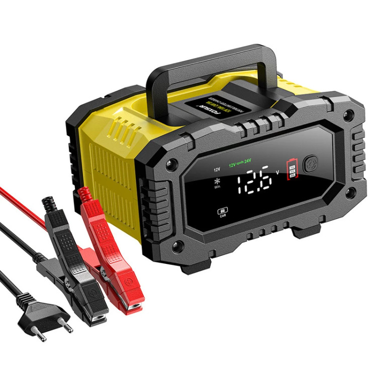 شارژر چند منظوره هوشمند باتری موتورسیکلت و خودرو فاکسور FOXSUR مدل 12V10A-24V5A