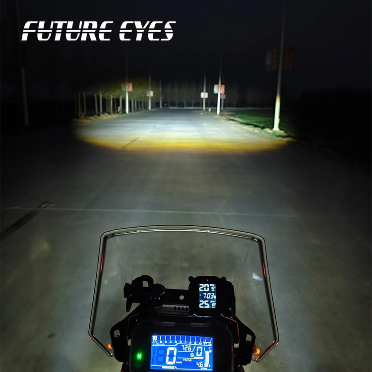 پرژکتور / مه شکن LED موتورسیکلت FUTURE EYES F150 بزرگ / پکیج کامل / اصل
