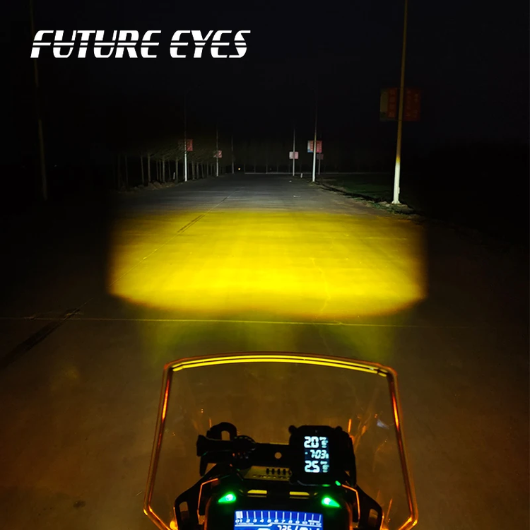 پرژکتور / مه شکن LED موتورسیکلت FUTURE EYES F150 بزرگ / پکیج کامل / اصل