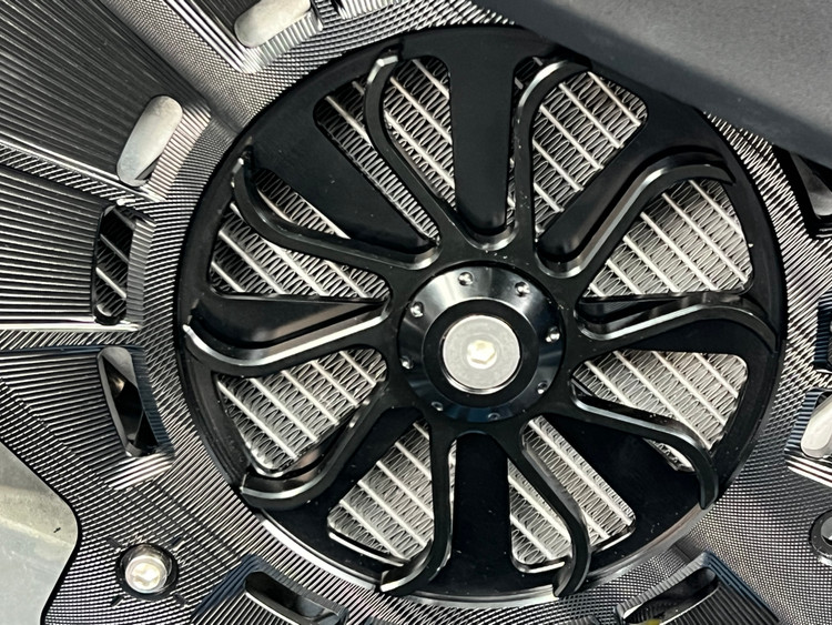 کاور فن چرخشی روی رادیات / محافظ رادیات HONDA ADV160 PCX160 PCX150 / ساخت تایلند اصل کد 201073