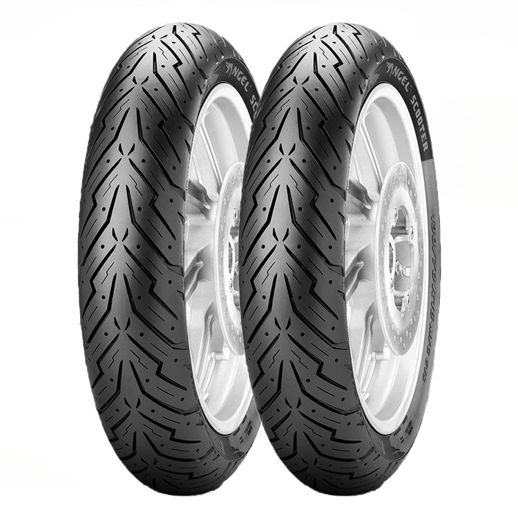 ست لاستیک پیرلی 110/80/14 مناسب طرح ایروکس ساخت اندونزی اصل PIRELLI ANGEL / کد 201252