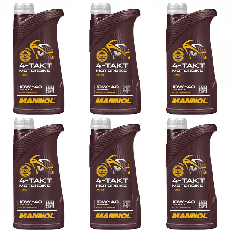 روغن موتور مانول مخصوص موتور دنده ای 1 لیتر MANNOL 10W40 مدل 7812 / ساخت کشور آلمان اصل کد 000231