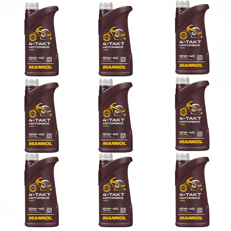 روغن موتور مانول مخصوص موتور دنده ای 1 لیتر MANNOL 10W40 مدل 7812 / ساخت کشور آلمان اصل کد 000231