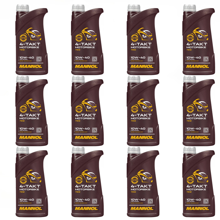 روغن موتور مانول مخصوص موتور دنده ای 1 لیتر MANNOL 10W40 مدل 7812 / ساخت کشور آلمان اصل کد 000231