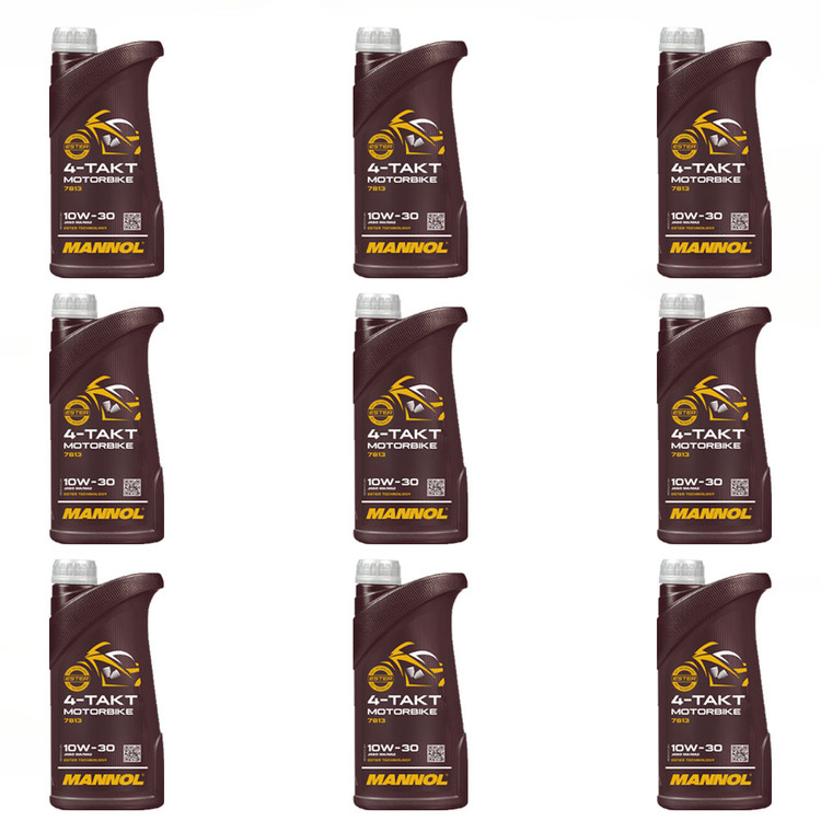 روغن موتور مانول مخصوص موتور دنده ای 1 لیتر MANNOL 10W30 مدل 7813 / ساخت کشور آلمان اصل کد 000230