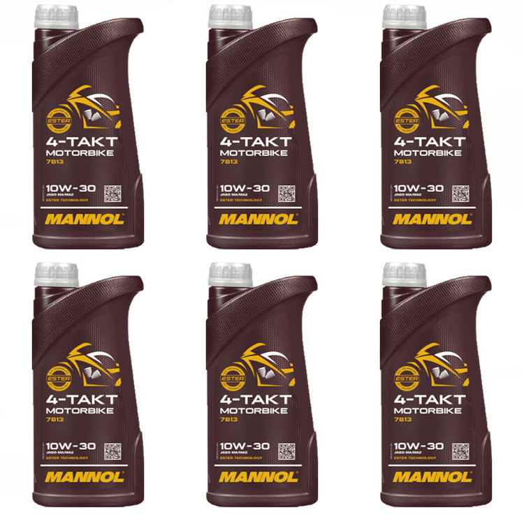 روغن موتور مانول مخصوص موتور دنده ای 1 لیتر MANNOL 10W30 مدل 7813 / ساخت کشور آلمان اصل کد 000230