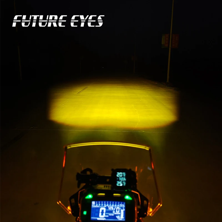 پرژکتور / مه شکن LED موتورسیکلت FUTURE EYES F150s MINI کوچک / پکیج کامل / اصل