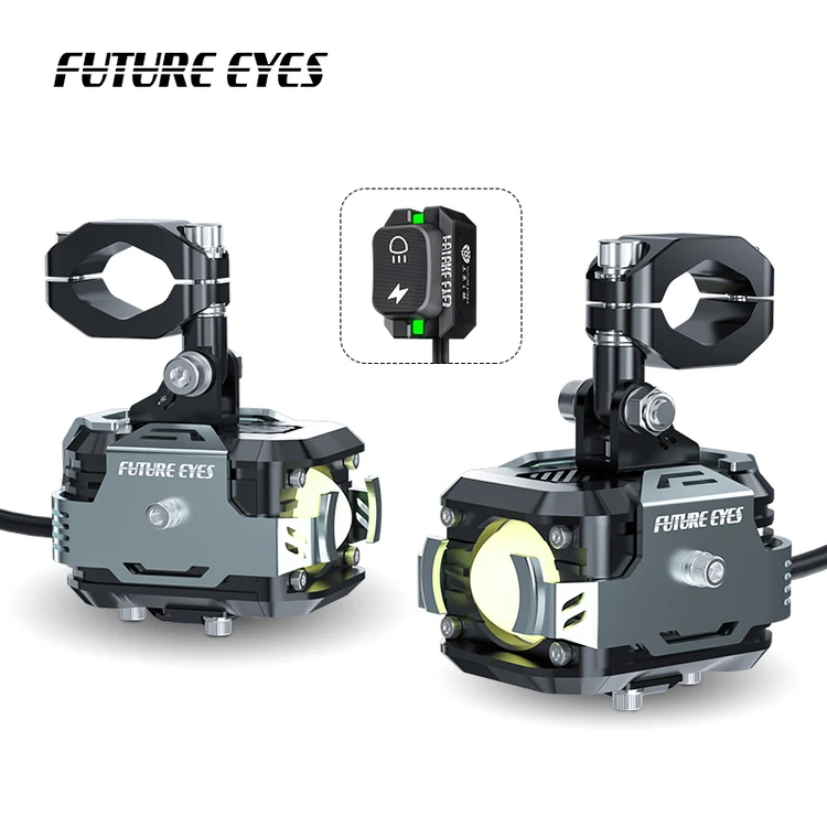 پرژکتور / مه شکن LED موتورسیکلت FUTURE EYES F150s MINI کوچک / پکیج کامل / اصل