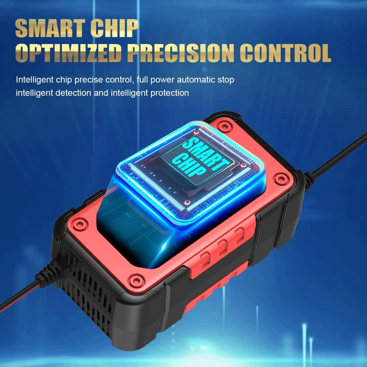 شارژر چند منظوره هوشمند باتری موتورسیکلت و خودرو فاکسور FOXSUR مدل SMART 12V7A