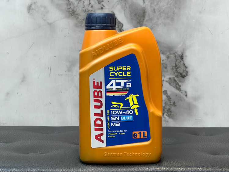 روغن موتور ایدلوب AIDLUBE 10W40 SN مخصوص موتورهای اسکوتر فول سنتتیک تحت لیسانس ایدلوب آلمان / اصل کد 201384