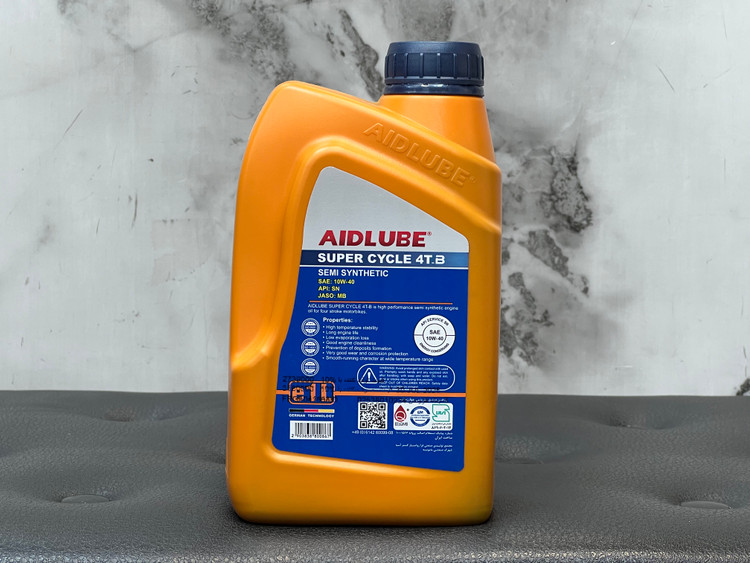 روغن موتور ایدلوب AIDLUBE 10W40 SN مخصوص موتورهای اسکوتر فول سنتتیک تحت لیسانس ایدلوب آلمان / اصل کد 201384