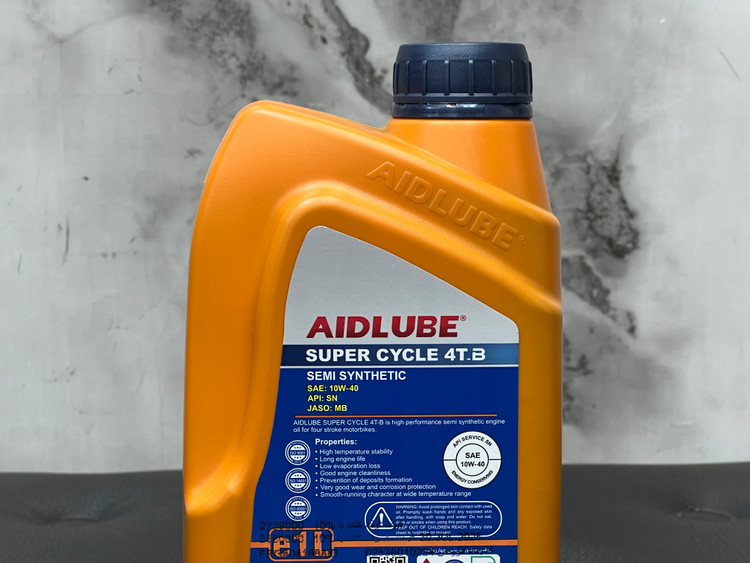روغن موتور ایدلوب AIDLUBE 10W40 SN مخصوص موتورهای اسکوتر فول سنتتیک تحت لیسانس ایدلوب آلمان / اصل کد 201384