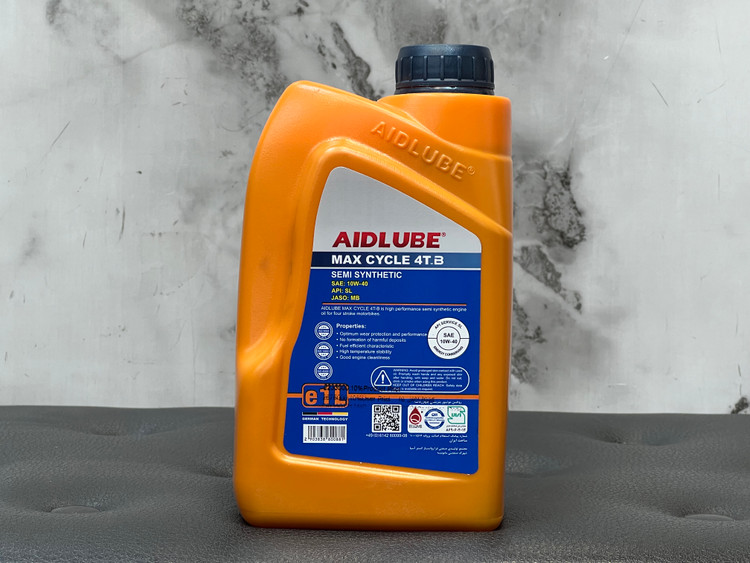 روغن موتور ایدلوب AIDLUBE 10W40 SL مخصوص موتورهای اسکوتر نیمه سنتتیک تحت لیسانس ایدلوب آلمان اصل کد ۲۰۱۳۸۵