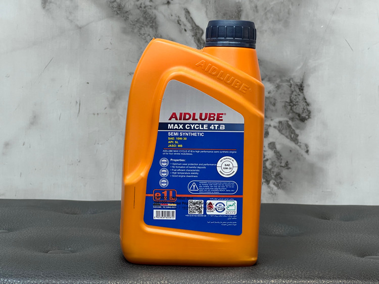 روغن موتور ایدلوب AIDLUBE 10W30 SL مخصوص موتورهای اسکوتر نیمه سنتتیک تحت لیسانس ایدلوب آلمان / اصل کد ۲۰۱۳۸۸