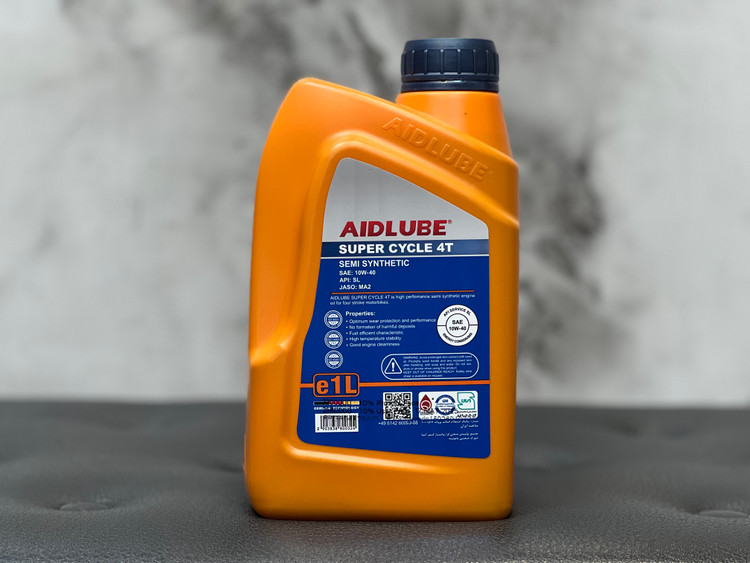 روغن موتور ایدلوب AIDLUBE 10W40 SL مخصوص موتورهای دنده ای تحت لیسانس ایدلوب آلمان اصل کد ۲۰۱۳۸6
