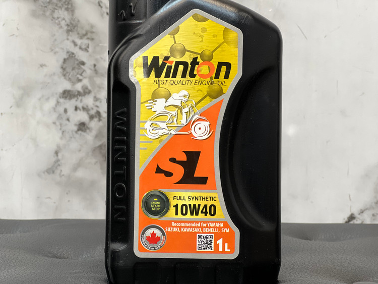روغن موتور مخصوص موتور های اسکوتر وینتون WITON 10W40 SL / تحت لیسانس کانادا / کد 200885