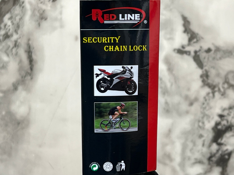 قفل موتور سیکلت زنجیری ردلاین مدل REDLINE 810 اصل کد 201811